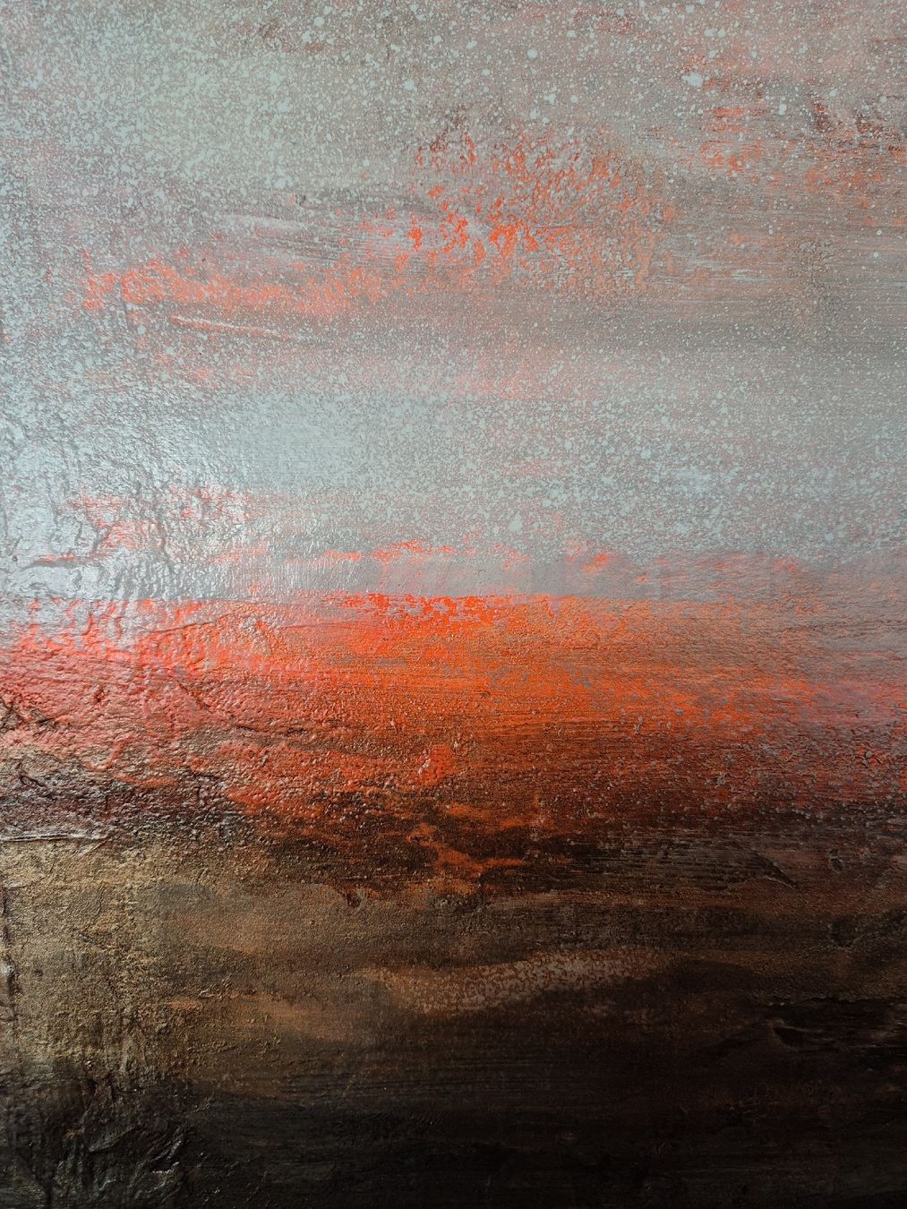 Tableaux: Gemälde "Sunset", 70x70 cm, Mixed Media, Unikat – Neuf avec emballage d'origine à Rothenburg par majol 2