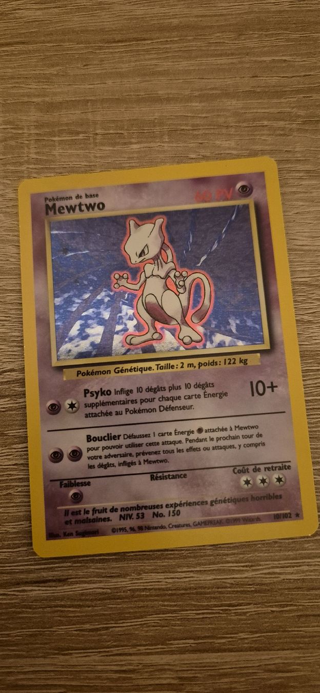 Pokémon Sammelbilder & Trading cards: Carte Pokémon Mewtwo 10+ Neuve – Neu (gemäss Beschreibung) aus Genève von Bayoushi 1