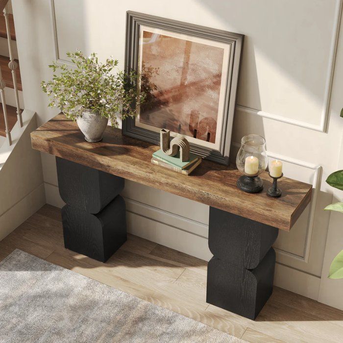 Tavoli: Konsolentisch 160cm Modern Schwarz Holz – Nuovo e nell'imballaggio originale da Gretzenbach venduto da Genfi-Shop 4