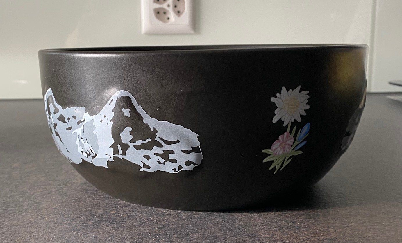 Pfannen: Fondue Caquelon 21cm Durchmesser 3D Optik – Gebraucht aus LUZERN von Supigers 1