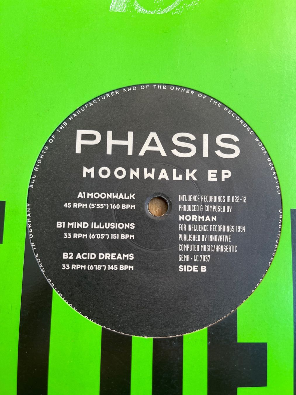 Dischi in vinile: Phasis Trance / Hard Trance Vinyl – Usato da Wangen b. Olten venduto da break72 1