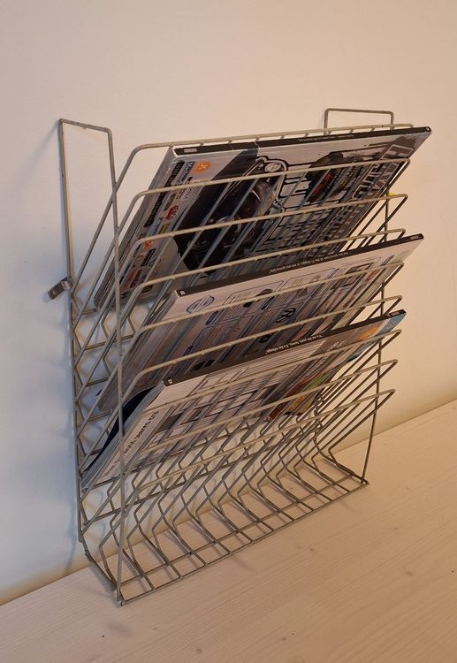 DuvinDD Acryl Zeitschriftenregal 60cm - Unsichtbare Wandhalterung Für Bücher & Schallplatten