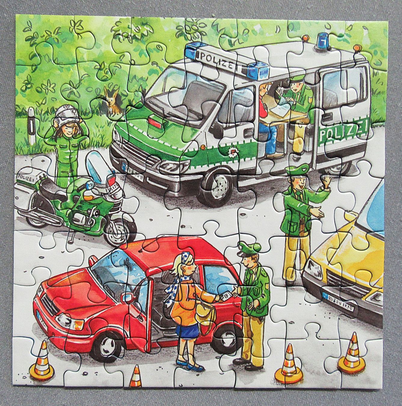 Ravensburger Puzzle: Ravensburger Puzzle - Polizeieinsatz - 3 Puzzle – Usato da Auenstein venduto da Padabimbim 2