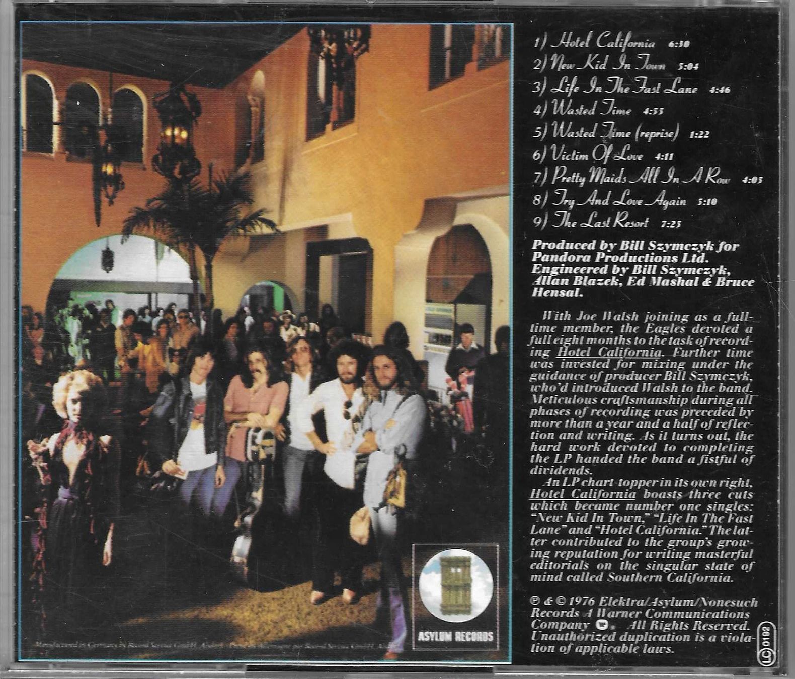 CDs: EAGLES  -  HOTEL CALIFORNIA – Gebraucht aus Bex von Giorgiob 1