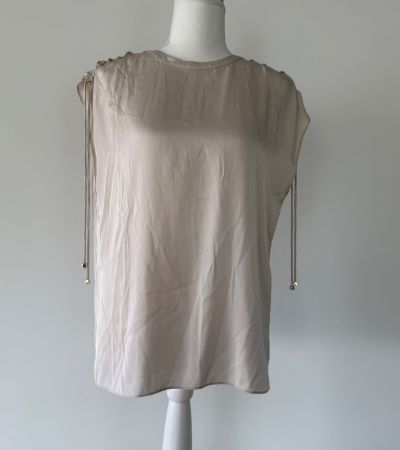 Elegant Damen Bluse Hemisphere Seide Gr.M Beige Top Zustand