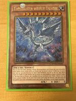 Yu-Gi-Oh! Karte: Tiefäugiger Weisser Drache - Selten!