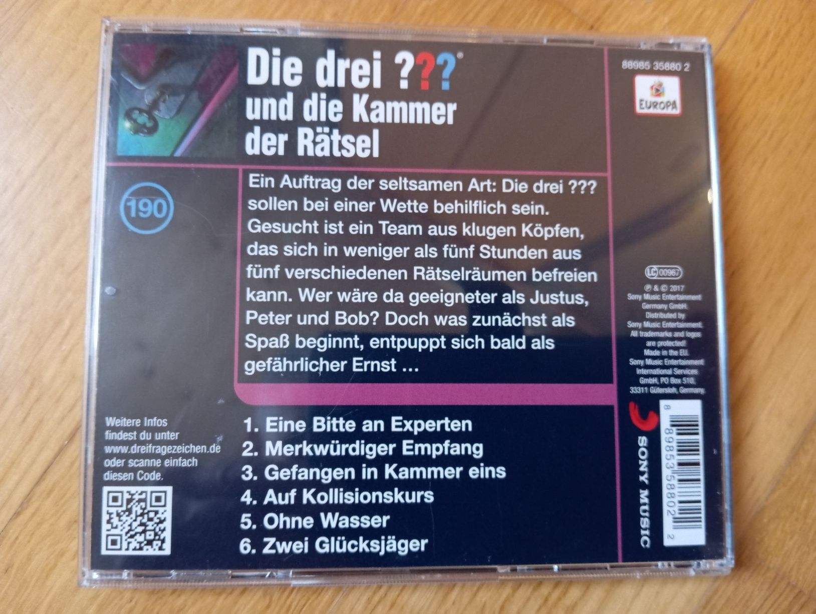 CD: Die drei Fragezeichen CD – Usato da Montlingen venduto da Beanz 1