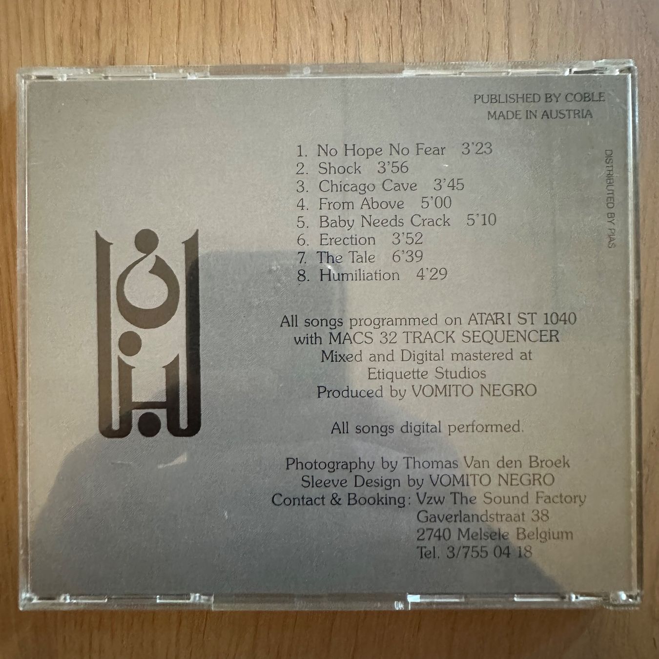 CD: Vomito Negro – Shock - CD ebm electronic RARE – Usato da Caslano venduto da campo_santo 2