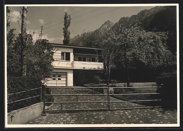 Cartoline postali: AK Vaduz, Haus Sonneck mit Tor – Usato da Berlin venduto da bartko-reher