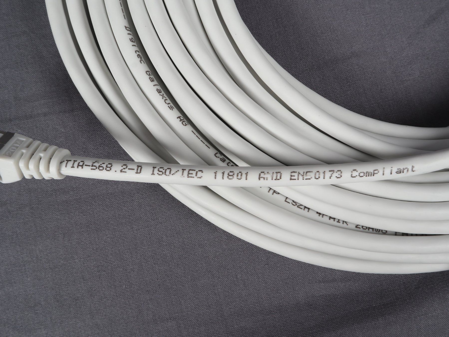 Digitec Kabel: DIGITEC Ethernet - Patchkabel RJ45 6a 20m weiss – Neu (gemäss Beschreibung) aus Steinen von Restwert_Steinen 3