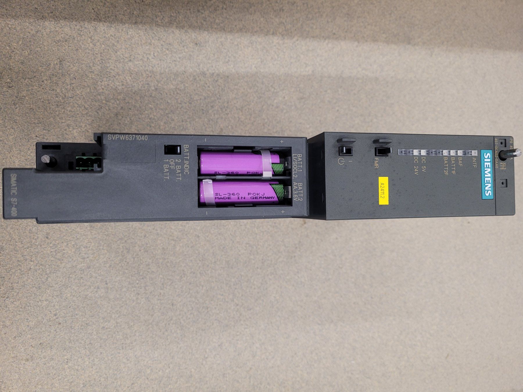 Componenti elettronici: Siemens Simatic S7, 6ES7 407-0KA02-0AA0 – Usato da Vitznau venduto da Vitznau84 7