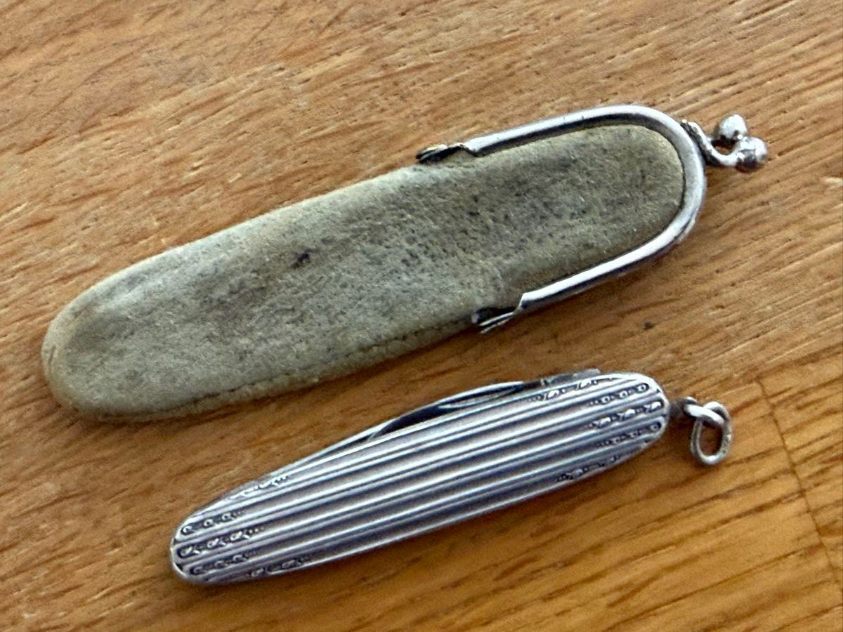 Taschenmesser: Antikes Silber Taschenmesser, 900er Silber – Gebraucht aus Goldach von Messerguru 2