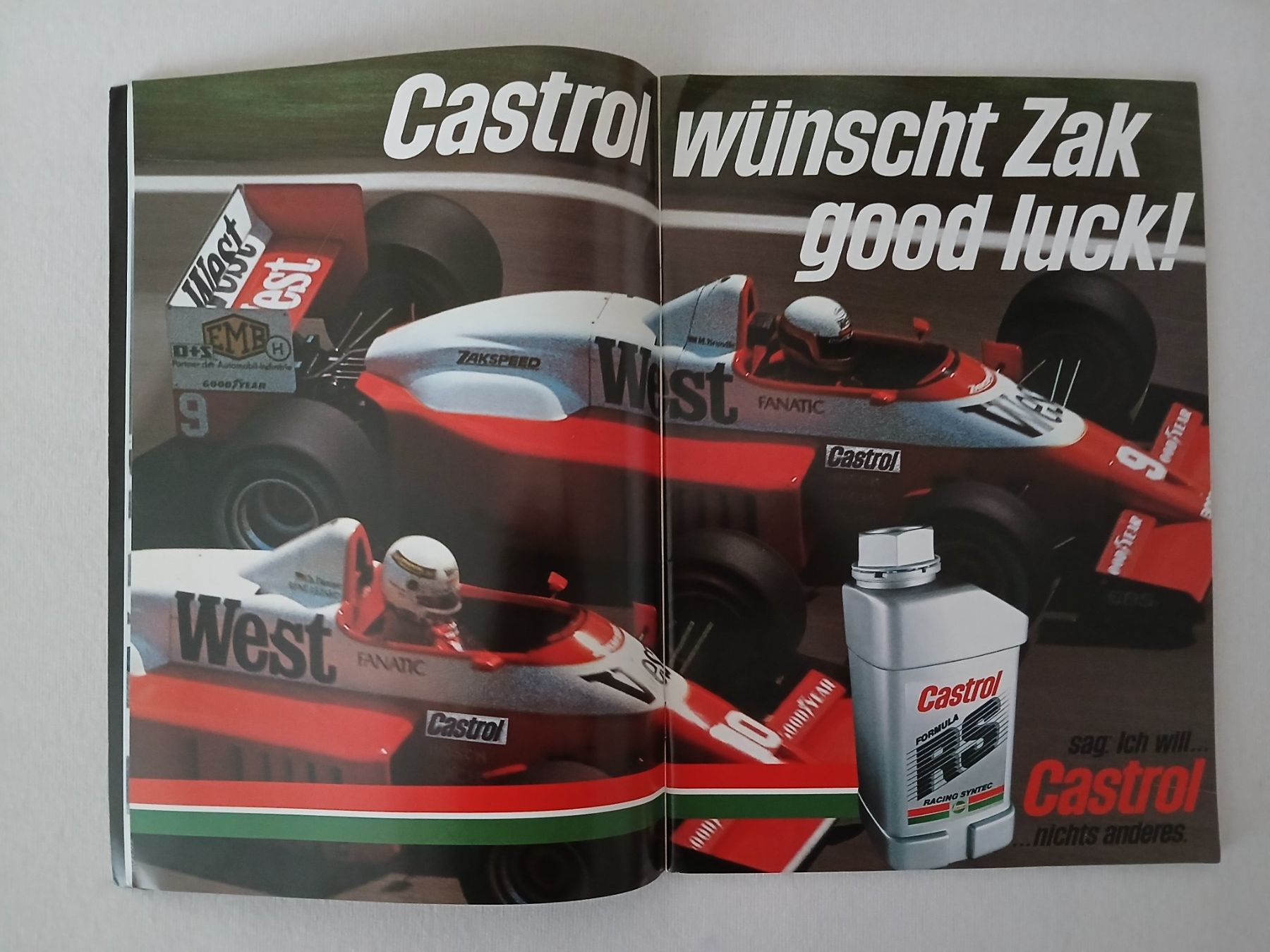Riviste & Magazine: Programmheft Formel 1; GP Deutschland, Hockenheim 1987 – Usato da Aarburg venduto da Hktm 2
