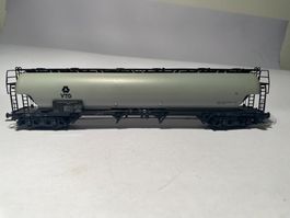ROCO, Silowagen VTG grau, DC Achsen