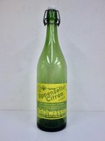 alte Flasche APPENZELLER CITRON GOBA GONTENBAD 1955