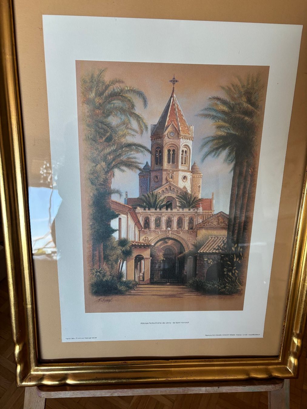 Posters & Illustrations: Bild abbaye Notre-Dame – D'occasion à Zürich par tin_l2gz