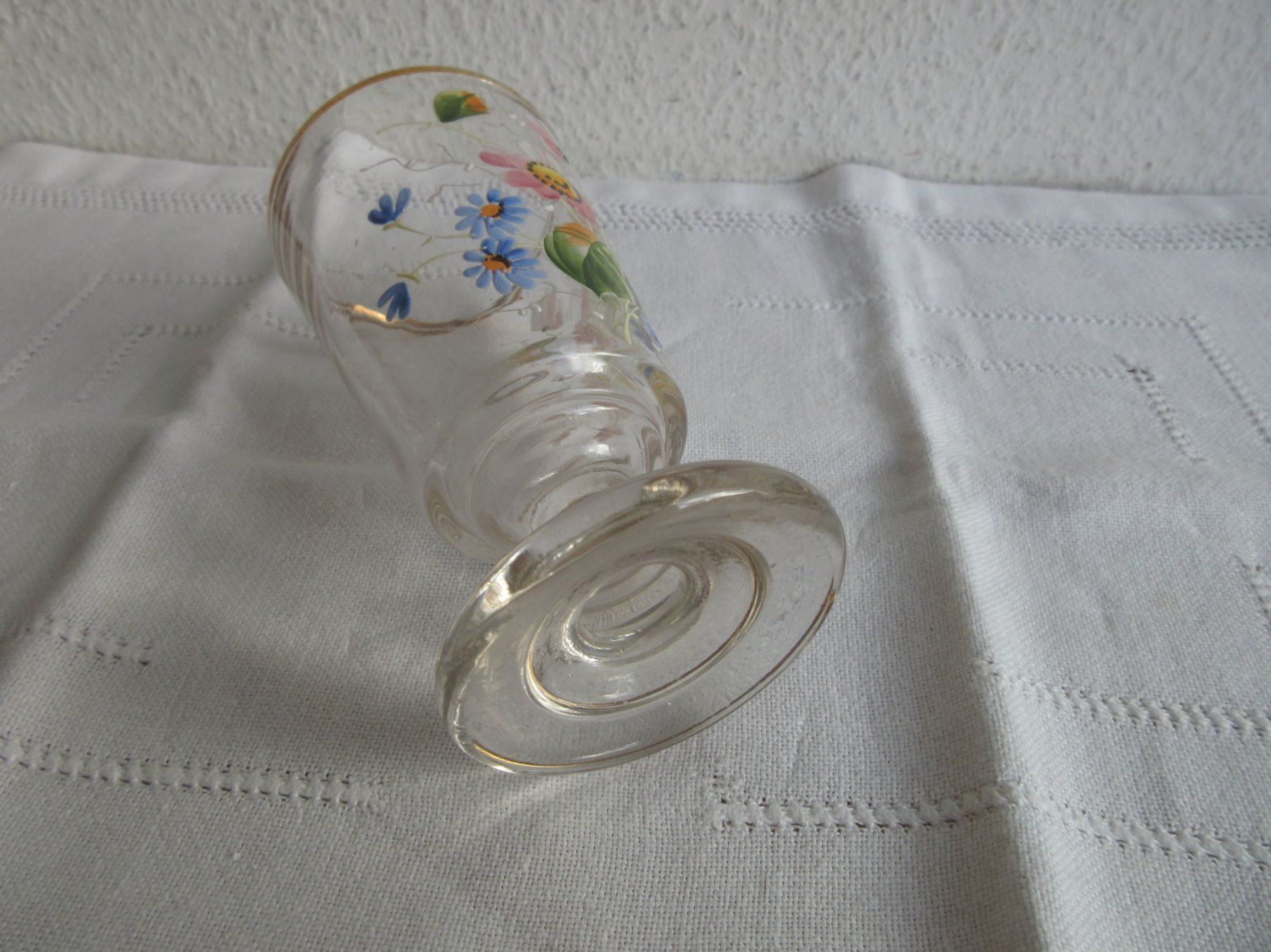 Bicchieri: Biedermeier Glas mit Emaildekor – Usato da Binningen venduto da mondoantico 7