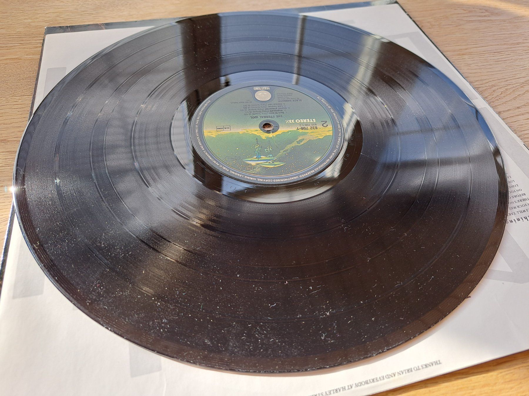 Dischi in vinile: Black Sabbath - The eternal idol – Usato da Meggen venduto da Ricardokoch 2