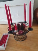 Schöner Adventskranz Kerzenständer Metall Vintage Deko