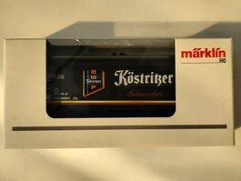 Bierwagen "Köstritzer Schwarzbier" der DB von Märklin H0, WS
