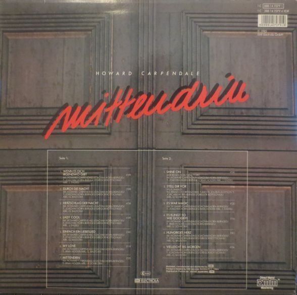 Dischi in vinile: Howard Carpendale – Mittendrin – Usato da Horn venduto da enigma66 1
