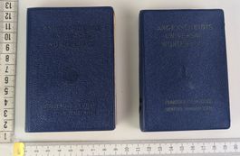 2x blaues Langenscheidt Universalwörterbuch DEU zu ITA / FRA