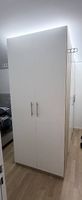 PAX Kleiderschrank Eichenoptik/ Matt weiss Türe