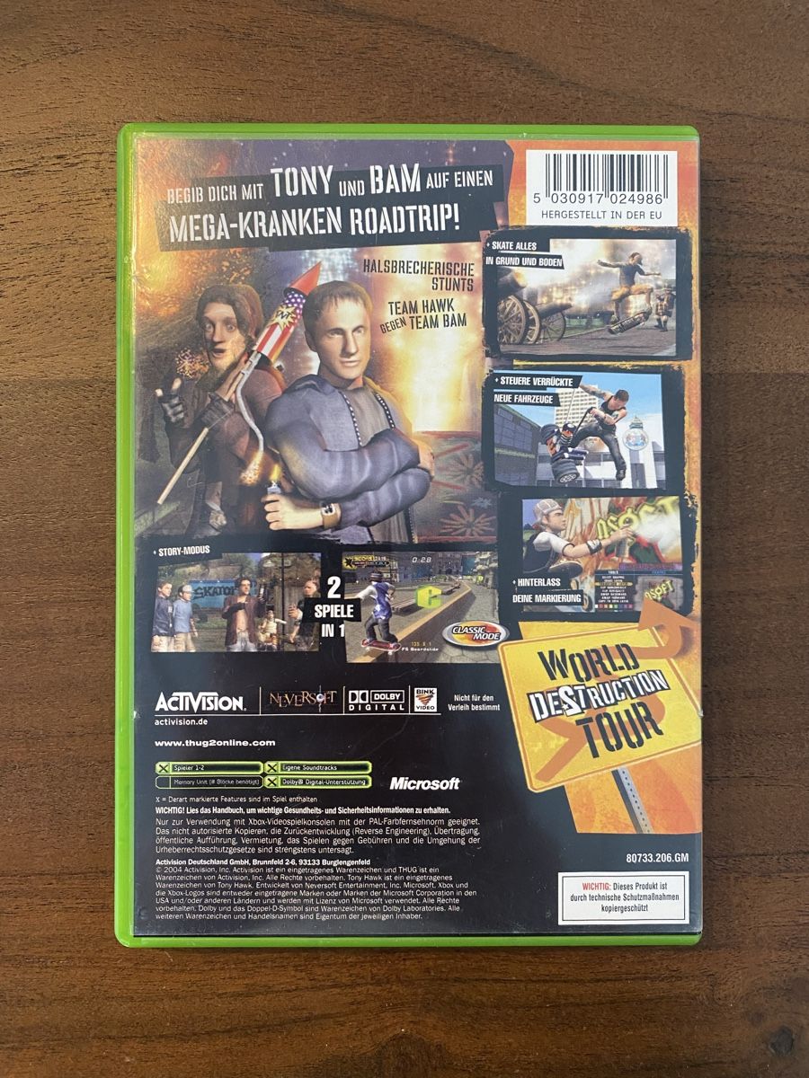 Microsoft Spiele: Tony Hawk's Underground 2 für Xbox – Gebraucht aus Thunstetten von Virus_33 2