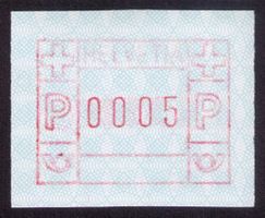 ATM 7 / 7ll_Geätzter Unterdruck mit Farbband ll ! **