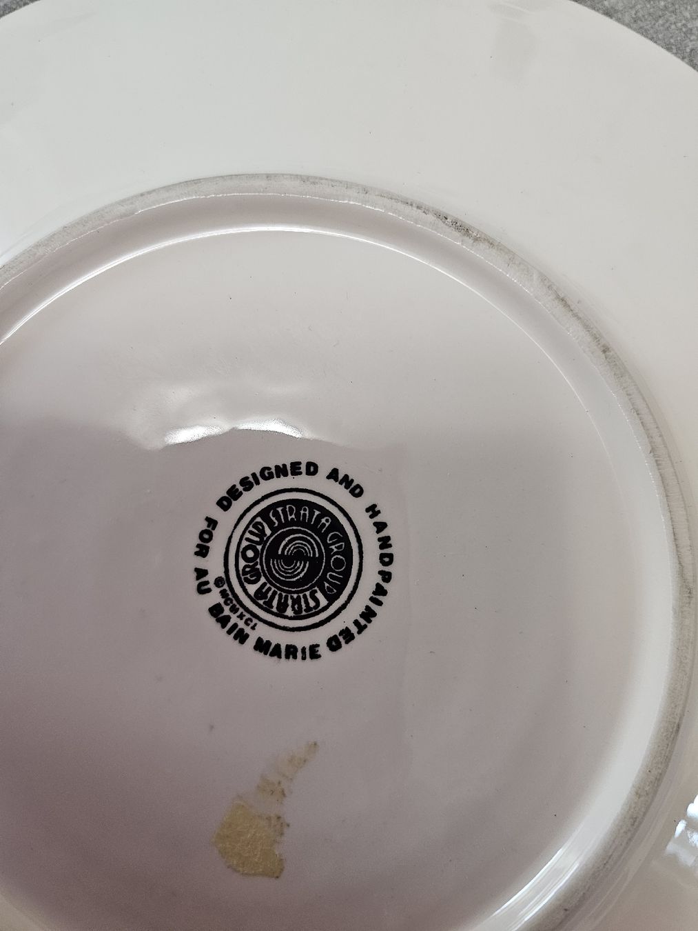 Piatti di portata: Handbemalter Keramikteller mit Traubenmotiv, Vintage – Usato da Herzogenbuchsee venduto da tgi_rln7 5