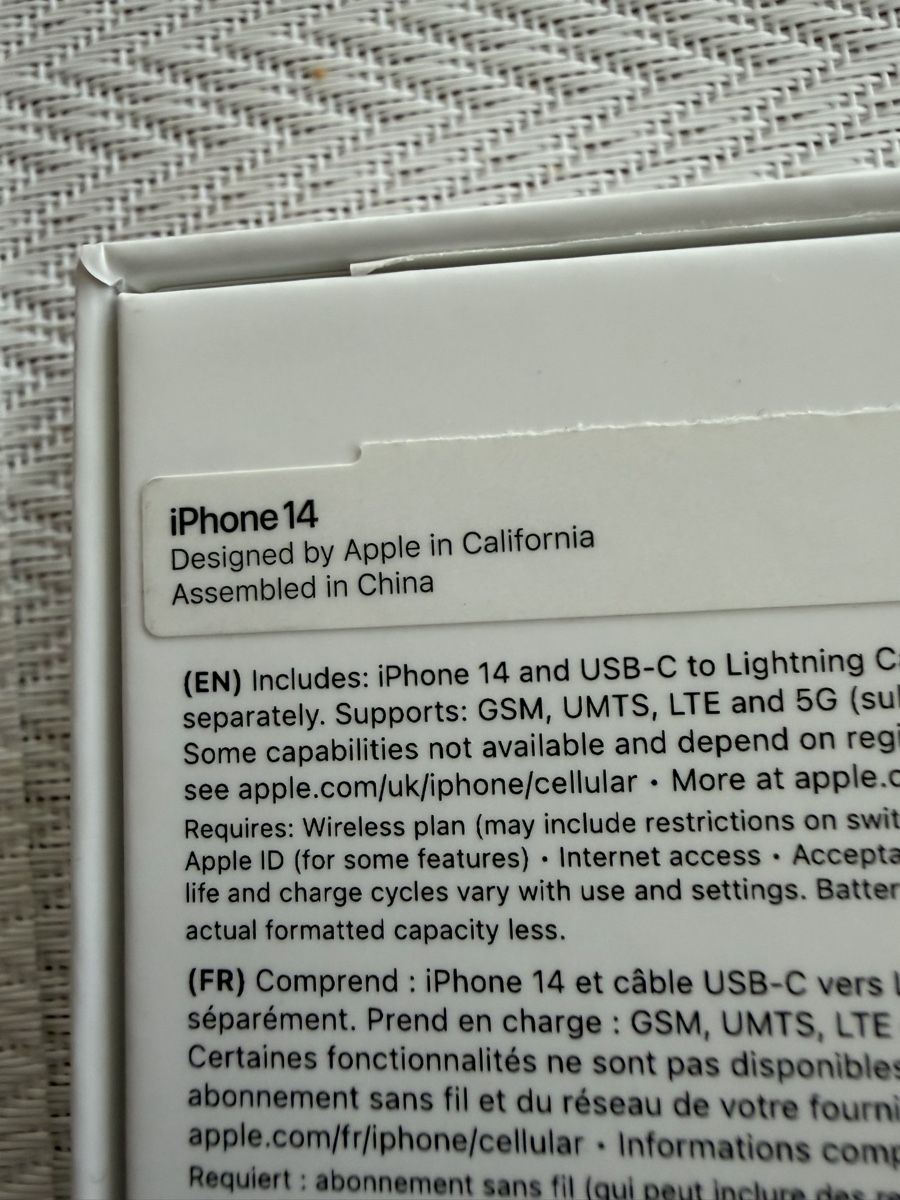 Apple Telefoni cellulari / Smartphones: iPhone 14 – Nuovo (secondo la descrizione) da Widen venduto da sp51 1