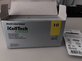 9 Blister Hörgerätebatterien iCellTech P10 Gr. 10 / gelb
