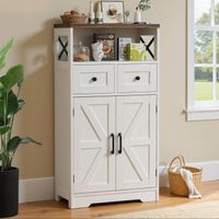 Sideboard mit 2 Schubladen Küchenbuffet Aufbewahrungsschrank