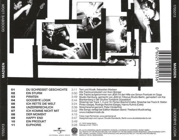CD: Madsen – Goodbye Logik – Usato da St.Gallen venduto da jalamusic 1