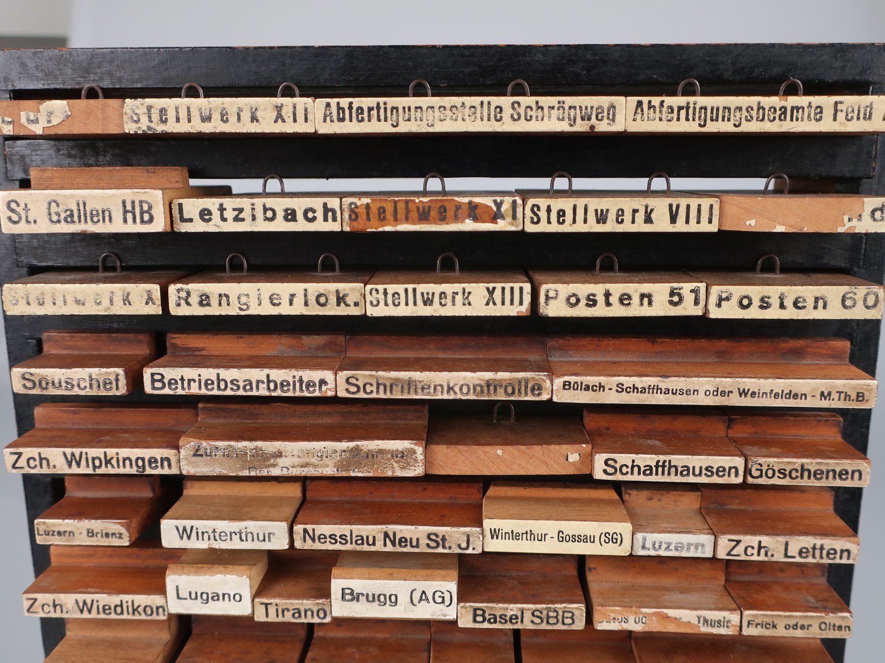 Stempel: Historischer Bahn Billett-Stempel Kasten – Gebraucht aus Volketswil von brockipfannenstil 1