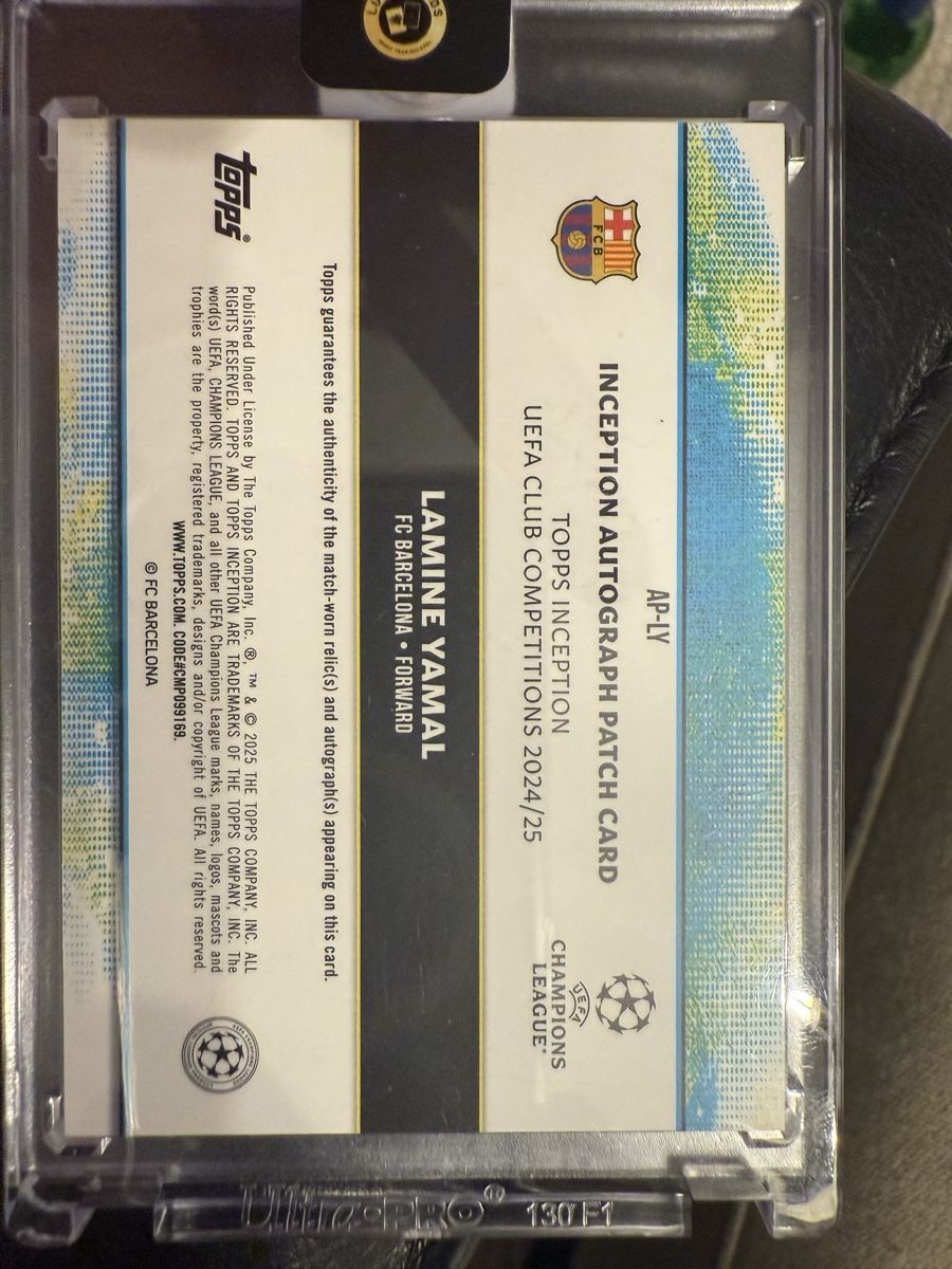 Topps Carte collezionabili: Lamine Yamal Autograph Patch 9/10 – Nuovo (secondo la descrizione) da Waldkirch venduto da Doreen3 9