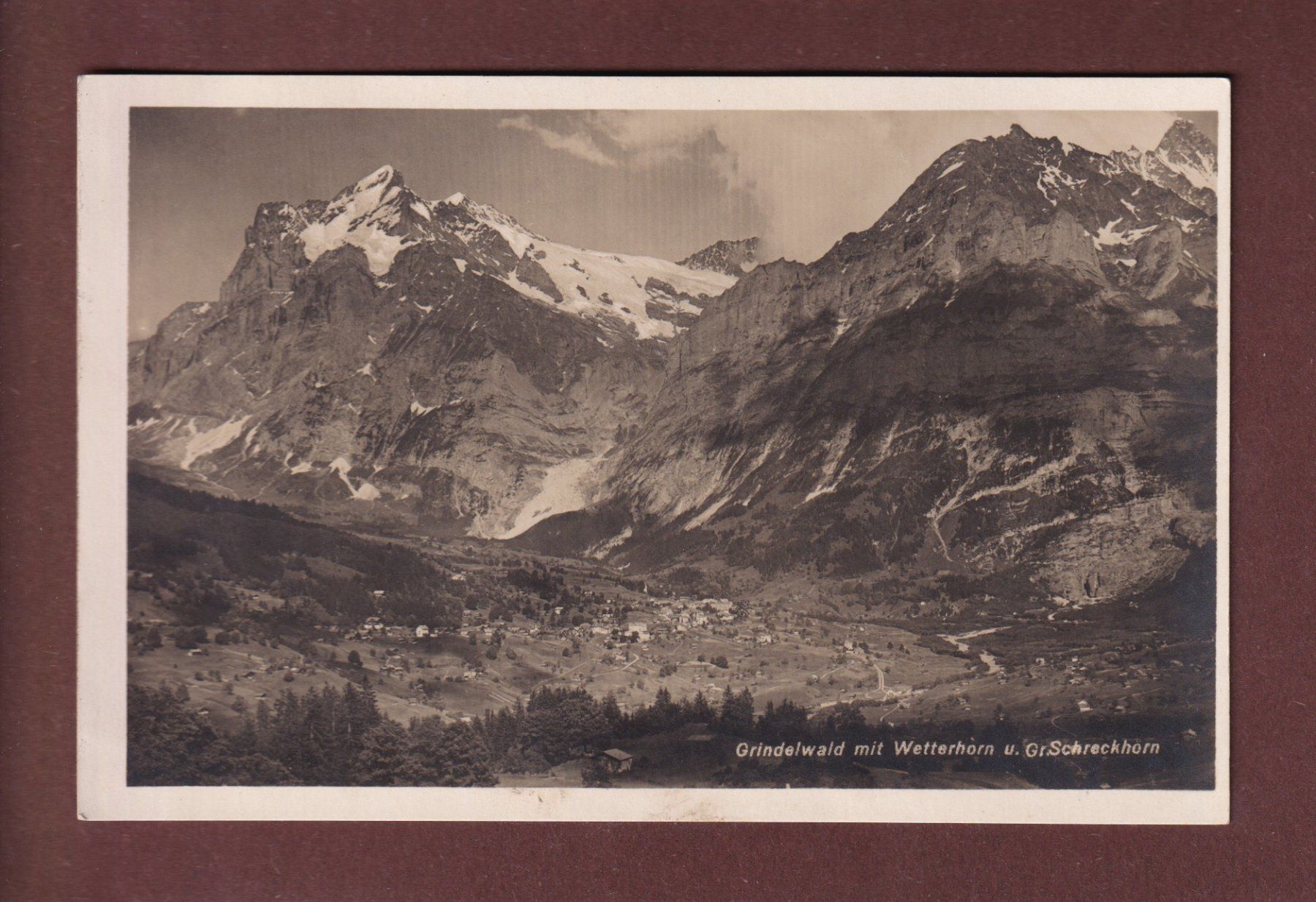 Cartes postales: GRINDELWALD - Wetterhorn – D'occasion à Pully par nicecards-shop