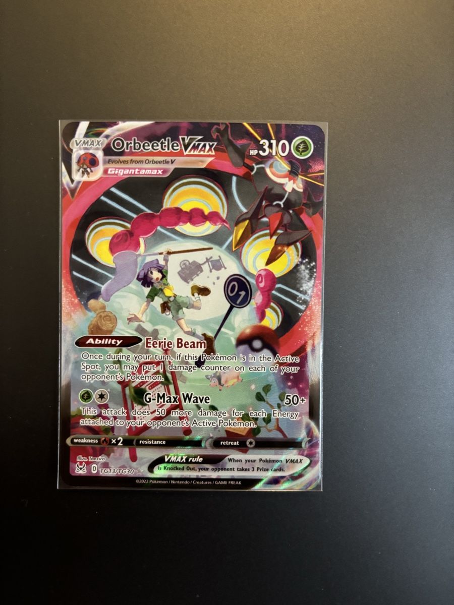 Pokémon Carte collezionabili: Pokemon Orbeetle VMAX - Trainer Gallery - Rare - Top Cond. – Nuovo (secondo la descrizione) da Bellinzona venduto da Cook_ 2