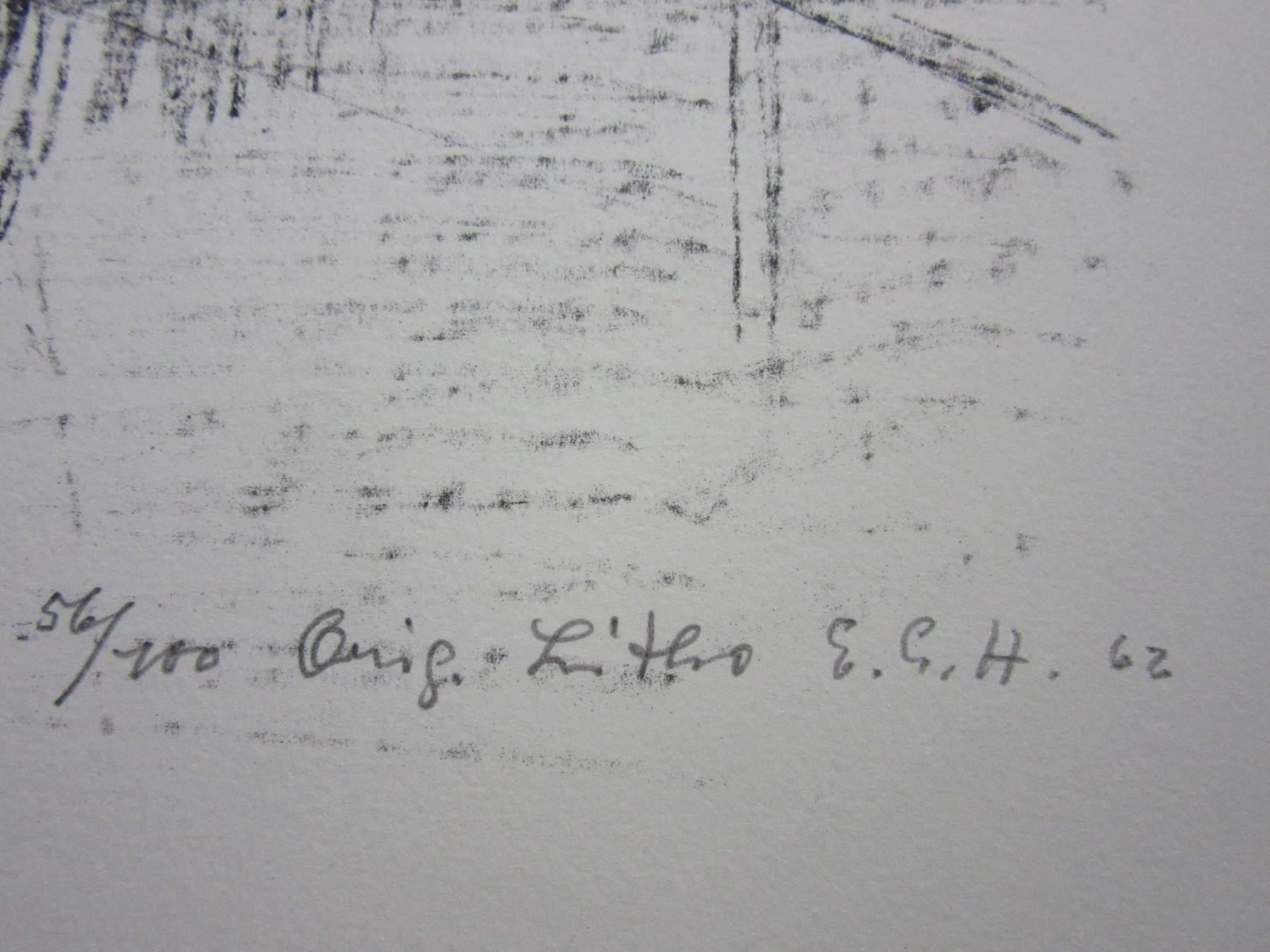 Arts picturaux & lithographies: E.G HEUSSLER – D'occasion à Gersau par grafik-kunst 2