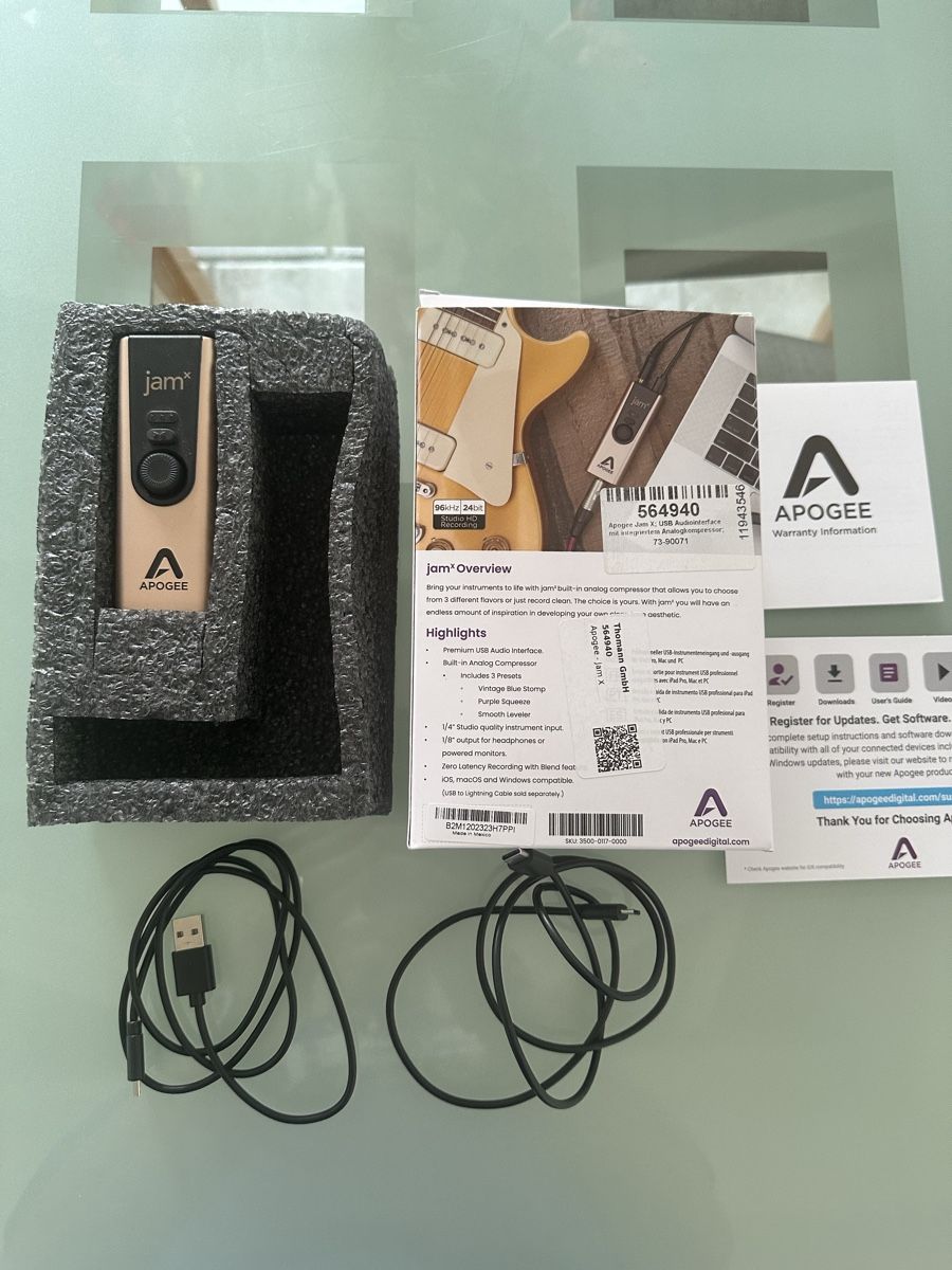 Apogee Convertisseurs: Apogee Jam+ IOS/USB Interface Analog Compressor – Neuf (Voir description) à Watt par Gini120 3