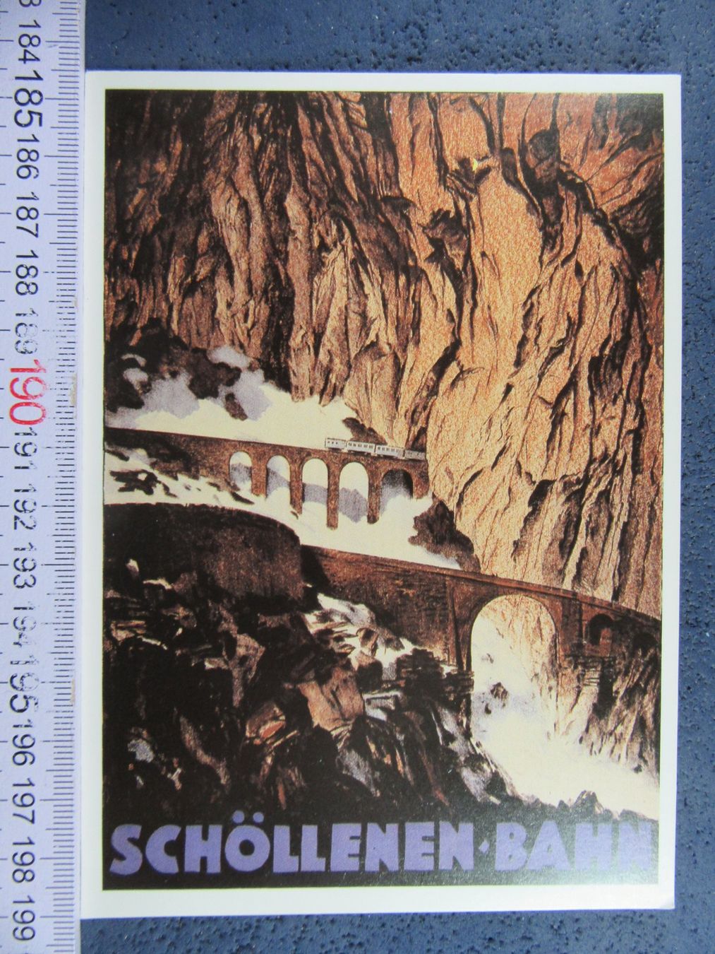 Cartoline postali: SCHÖLLENENBAHN URI AK REPRO 1913 – Usato da Ettingen venduto da Hausi4711