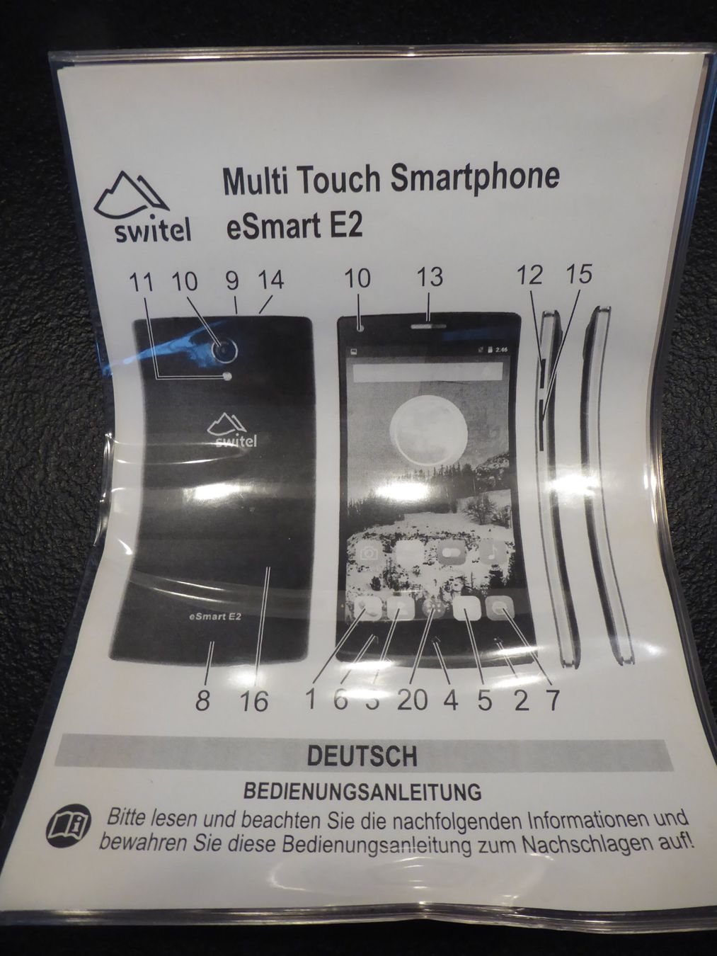 Switel Handys / Smartphones: Smartphone Switel eSmart E2 gebraucht defekt – Defekt aus Hettlingen von Zambole 2