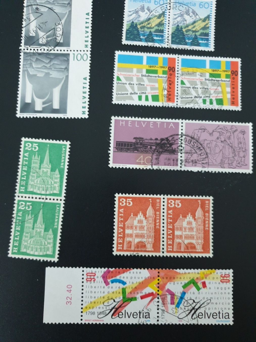 Tous les timbres: Briefmarken Schweiz – D'occasion à Zumikon par chri75 4