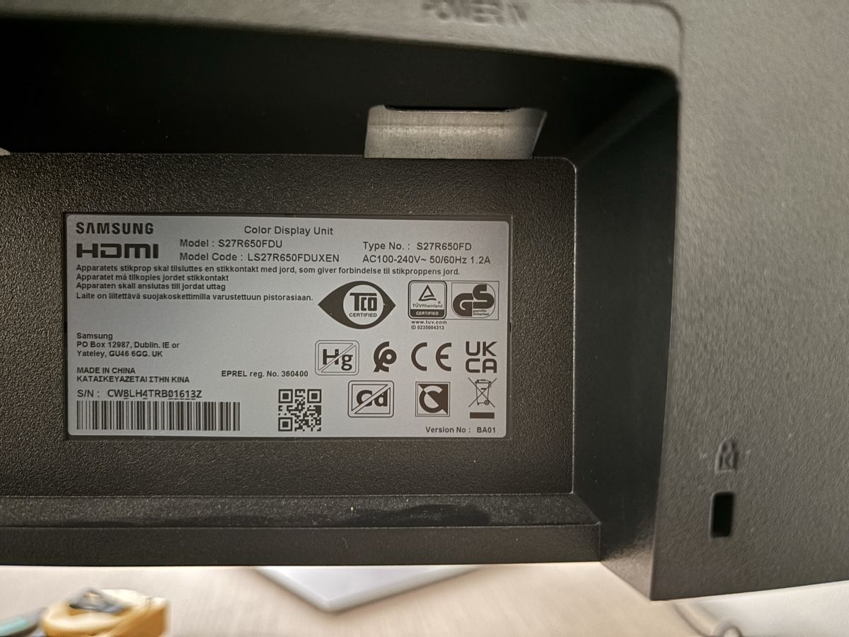 Monitor: Samsung screen – Usato da Zürich venduto da mar_9cth 1