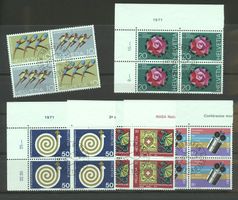 1970-72 Viererblöcke mit ET