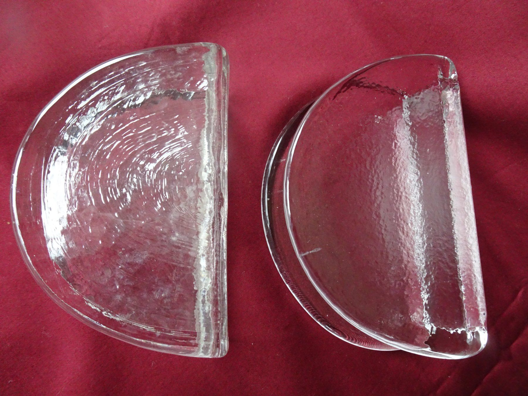 Gläser: Glas Brief-und Serviettenhalter. 2 Stück, glasklar – Neu (gemäss Beschreibung) aus Berikon von Splendida43 3