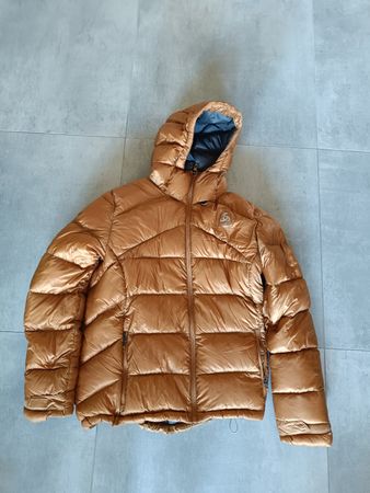 Giacca Odlo piumino color oro taglia M con cappuccio