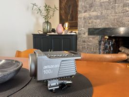 Amaran 100d + Light Dome SE + VISICO Stativ