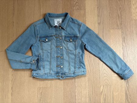 Pull&Bear Jeansjacke, hellblau, Gr.S/M
