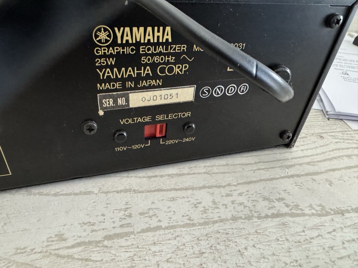 Yamaha Equalizer: yamaha q2031 graphic equalizer – Gebraucht aus Zunzgen von milesdavis76 7